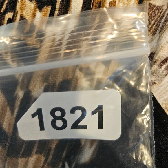 JM Collection Animal Print Top Beaded Buckle Accent Attached Tank Career Modest - Picture 11 of 12